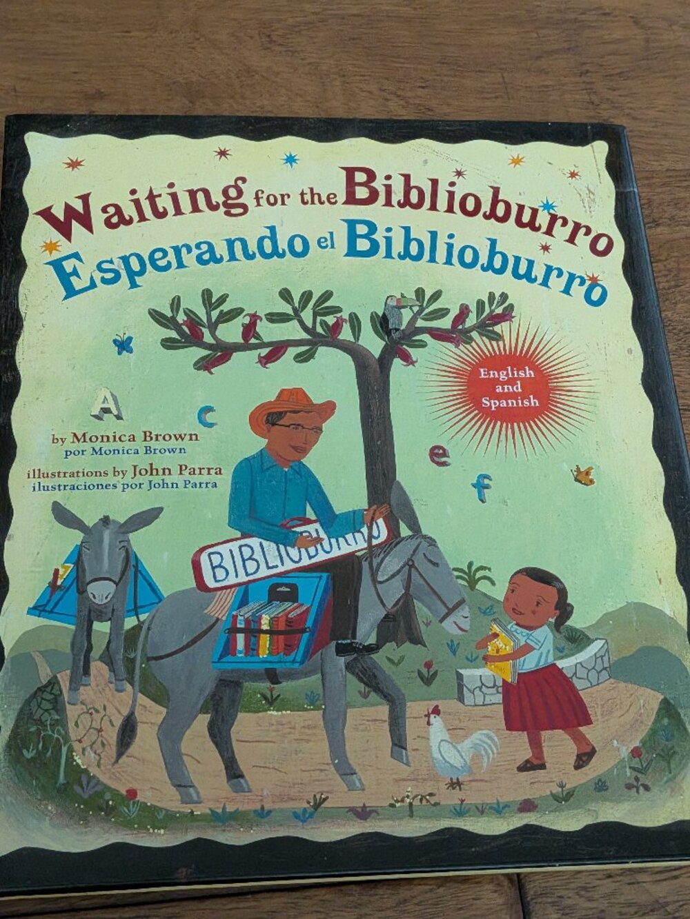Monica Brown & John Barra - Waiting for the Biblioburro hardback book